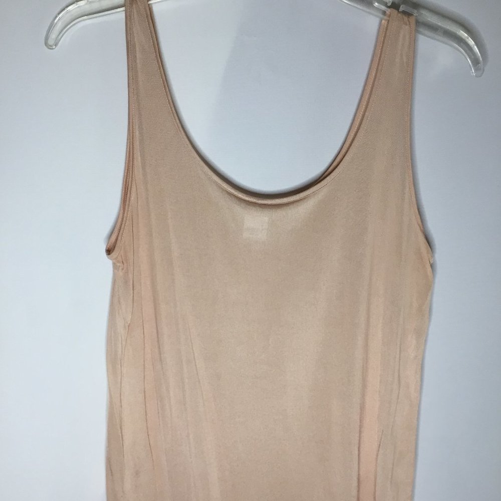 Under Silk - Beige 100% silk underwear top size medium
